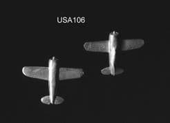 Heroics & Ros 6mm WWII US Aircraft USA106 Brewster F2A Buffalo Fighter (x 2)