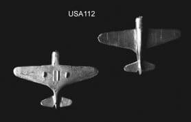 Heroics & Ros 6mm WWII US Aircraft USA112 Douglas Devastator Torpedo Bomber x 2