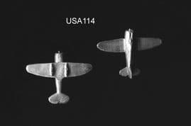 Heroics & Ros 6mm WWII US Aircraft USA114 Republic P-35A Fighter (x 2)