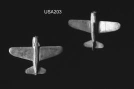 Heroics & Ros 6mm WWII US Aircraft USA203 Curtiss SB2C Helldiver Dive Bomber x 2