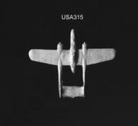 Heroics & Ros 6mm WWII US Aircraft USA315 Northrop Black Widow Night Fighter x 1