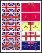HQ Standards Napoleonic 25mm Flag Sheets: British (1 sheet)