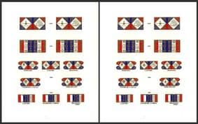 HQ Standards Napoleonic 25mm Flag Sheets: French Guard (2 sheets)
