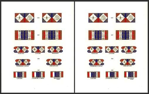 HQ Standards Napoleonic 25mm Flag Sheets: French Guard (2 sheets)