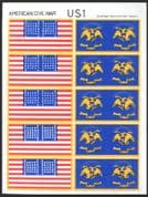 HQ Standards American Civil War 15mm Union Self Adhesive Flags (1 sheet)