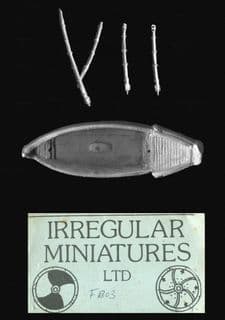 Irregular Miniatures 1/300 scale (6mm) FB03 Elven Sailing Boat