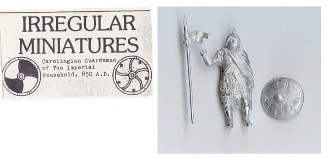 Irregular Miniatures: 54mm Carolingian Guardsman c850 AD