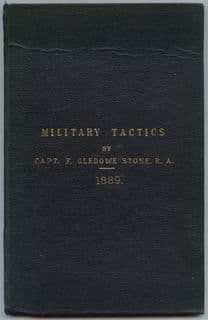 Military Tactics by Capt F. Gledowe Stone RA 1889
