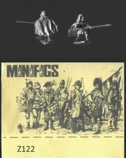 Minifigs 15mm Ancients Z122 Milyae Spearmen (Persian Allies) x 7 figs only