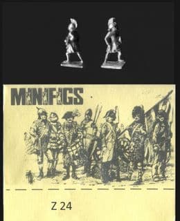 Minifigs 15mm Imperial Romans Z24 Legionary Slingers 4th/5th Century, Shield (x 7 figs only)