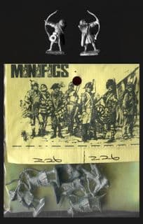 Minifigs 15mm Imperial Romans Z26 Early Byzantine Heavy Archers (493-578AD) (x 8)