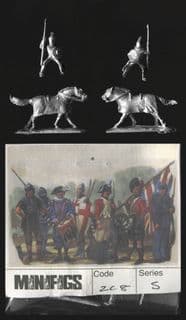 Minifigs 15mm Imperial Romans ZC08 Light Cavalry 3rd/5th Century Promoti (x 4)