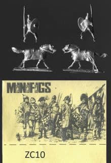Minifigs 15mm Imperial Romans ZC10 Heavy Cavalry Late 3rd/5th Century (x 4)