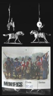 Minifigs 15mm Imperial Romans ZC15 Early Byzantine Light Cavalry (493-578AD) (x 4)