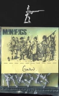 Minifigs 15mm Napoleonic Duchy of Warsaw 6NW Grenadier Standing Firing (x 8 fig)