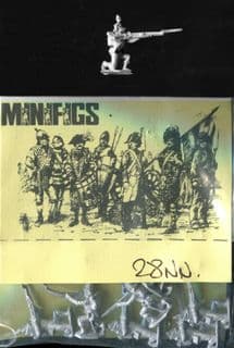 Minifigs 15mm Napoleonic Netherlands 28NN Belgian Centre Co Kneeling (x 8 figs)