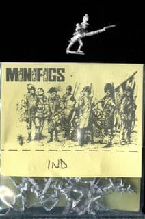 Minifigs 15mm Napoleonic Swedish 1ND Grenadier Advancing 1807 (x 7 figs only)