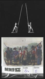 Minifigs 15mm Renaissance Early 16th C 81X Spanish Armoured Pikemen (x 8)