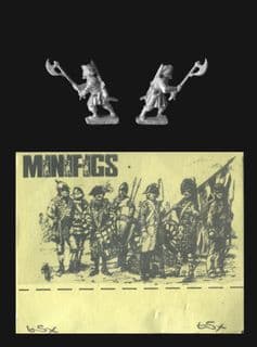 Minifigs 15mm Renaissance East Europe & Far East 065X Streltsi Axemen (8)