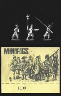Minifigs 15mm Renaissance Mid-Late 16th C 113X Dutch Infantry Command ...
