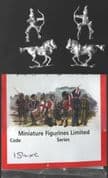 Minifigs 15mm Renaissance Ottoman Turks 154XC Akinji Light Cavalry, Archers (x 4)