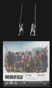 Minifigs 15mm Thirty Years War 123X Spanish Unarmoured Pikemen (x 8)