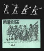 Minifigs 15mm Thirty Years War 126X Catalan Peasants (x 8 assorted figs)
