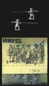 Minifigs 15mm Thirty Years War 134X Swedish Unarmoured Inf (Horizontal Pike) x 8