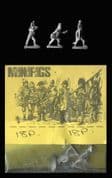 Minifigs 15mm Vintage Napoleonic Prussian 18P Tirailleurs Command Bicorne 1806 (6)