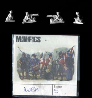 Minifigs 15mm World War I British 1WBA Machine Gun & Crew 1914-16 (x 2 models)