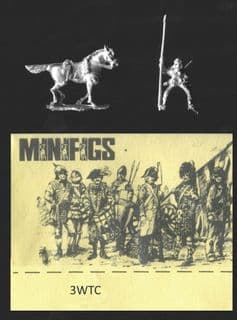 Minifigs 15mm World War I Turkish 3WTC Cavalry with Lance (x 4 mtd figs)