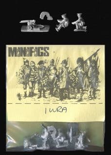 Minifigs 15mm WWI Russian 1WRA Machine Gun and Crew (3 guns & crew)