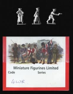 Minifigs 15mm WWI Russian 4WR Infantry Command (8)