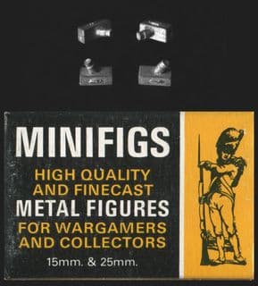 Minifigs 25mm/15mm Medieval Artillery MFA8 Small Coehorn or Signal Mortar (x 4)