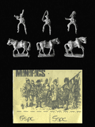 Minifigs Vintage 15mm Napoleonic Spanish 5SPC Irregular Lancer Command old range (3)