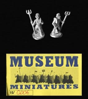 Museum Miniatures 15mm Gladiators GD06 Retiarius with Trident & Net (x 8)