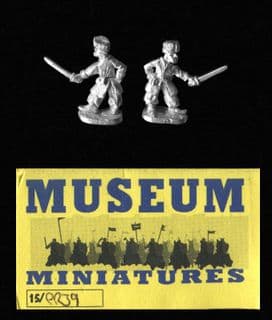 Museum Miniatures 15mm Islamic Persians PR39 City Rabble (Militia) Officer with Sword (8)