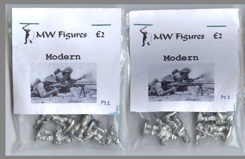 MW Figures Modern Range 20mm American Infantry (x 8)
