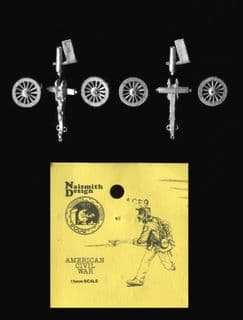 Naismith Design 15mm ACW Equipment ACE09 6pdr Cannon (2 models)