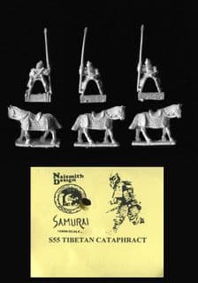 Naismith Design 15mm Far East Range S55 Tibetan Cataphract (x 3)