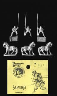 Naismith Design 15mm Far East Range S57 Khamba Nobles (x 3 mtd figs)