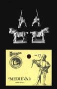 Naismith Design 15mm Medieval (HYW) MM17 Hobilar (2 mtd figs)