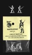 Naismith Design 15mm Napoleonic British BN32 Guard Infantry Centre Coy Advancing (Covered Shako) (6)