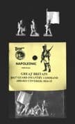 Naismith Design 15mm Napoleonic British BN37 Guard Infantry Command (Belgic Shako) (6)