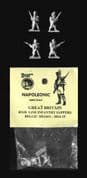 Naismith Design 15mm Napoleonic British BN38 Line Infantry Sappers (6)