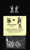 Naismith Design 15mm Napoleonic British BN43 Line Infantry Elite Coy Advancing (Stovepipe) (5)