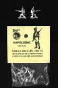 Naismith Design 15mm Napoleonic British BN45 Line Infantry Elite Coy Kneeling Firing (Stovepipe) (6)