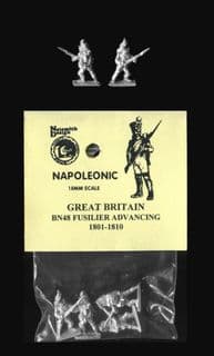 Naismith Design 15mm Napoleonic British BN48 Fusiliers Advancing (6)
