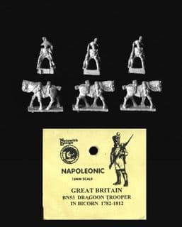 Naismith Design 15mm Napoleonic British BN53 Dragoon Troopers in Bicorne (3)