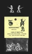 Naismith Design 15mm Napoleonic British BN59 Line Infantry Centre Coy Advancing (Bicorne) (6)